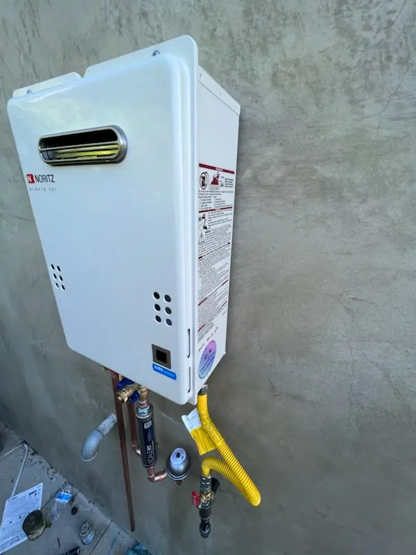 Tankless water heater installation for Parrish homes